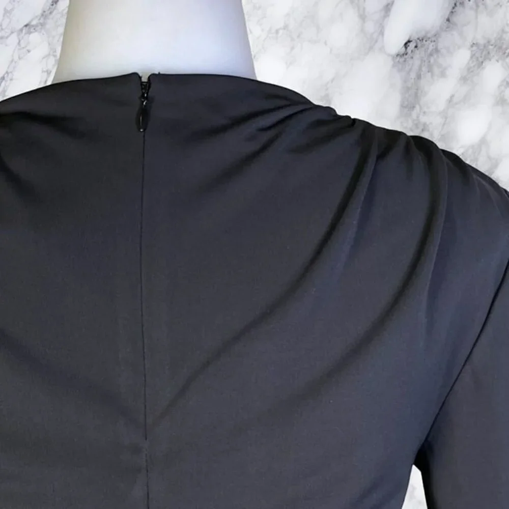L'Academie Mae Crop Top - Black
